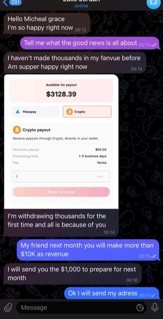 $3,128 first-month payout